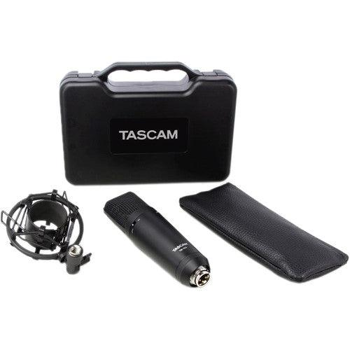 Tascam TM-180 Studio Condenser Microphone with Shockmount, Hard Case, and Zippered Soft Case - Creation Networks