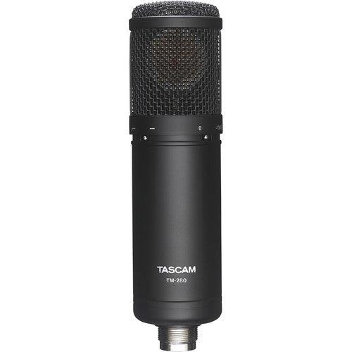 Tascam TM-280 Studio Microphone with Flight Case, Shockmount, and Pop Filter - Creation Networks