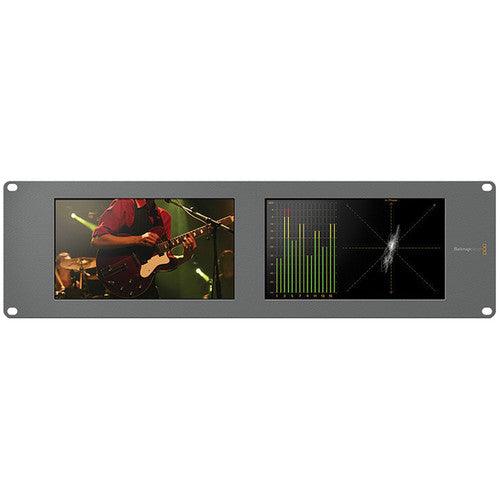 Blackmagic Design SmartScope Duo 4K Rack-Mounted Dual 6G-SDI Monitors - HDL-SMTWSCOPEDUO4K2 - Creation Networks