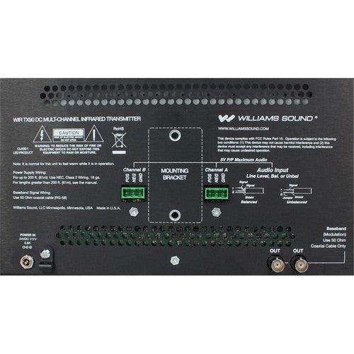 Williams Sound WIR TX90 DC Large-Area Multi-Channel Infrared Transmitter - Creation Networks