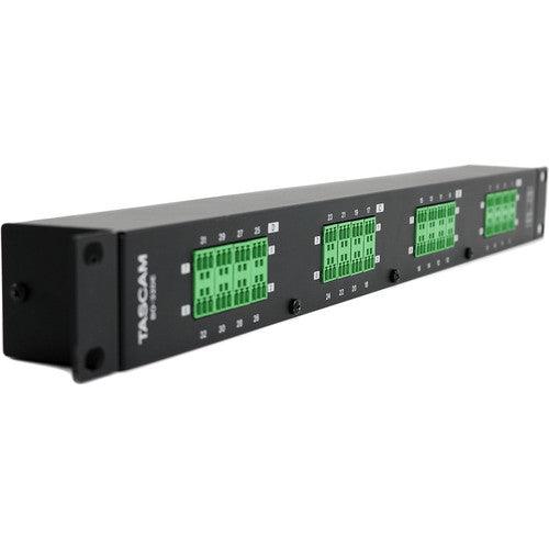 Tascam BO-32DE Rackmount 32-Channel DB25 to Euroblock I/O Adapter - Creation Networks
