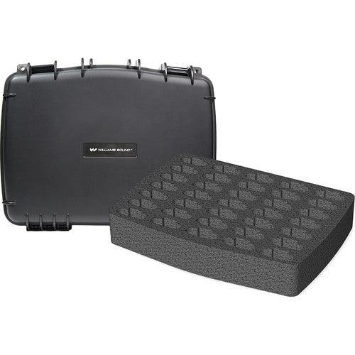Williams Sound CCS 056 35 Large Water resistant carry case.  35 slot foam insert for PPA T46 transmitter, FM, IR and Loop body-pack receivers - Creation Networks