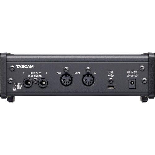 Tascam US-2X2HR Desktop 2x2 USB Type-C Audio/MIDI Interface - Creation Networks