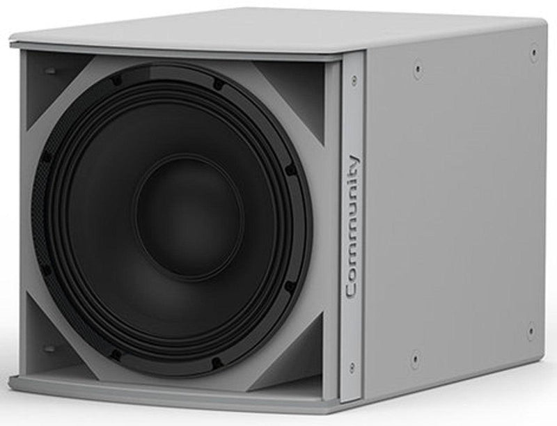 Biamp Community IS6-115WR Medium Power 15-Inch Subwoofer (Weather Resistant, Grey)