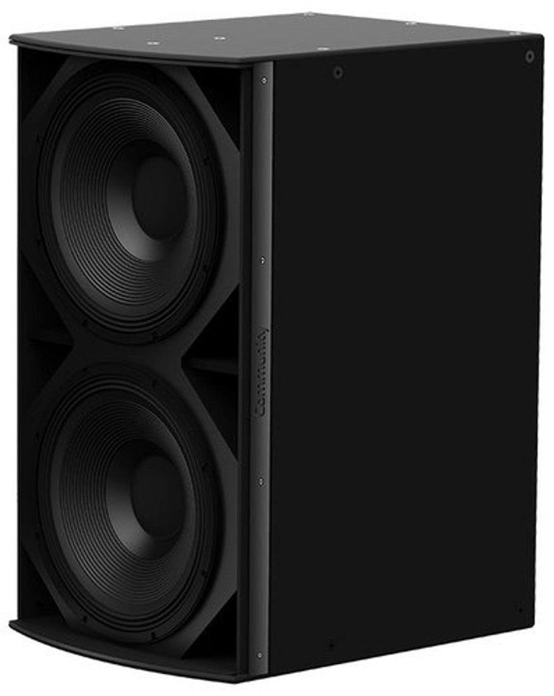 Biamp Community IS8-218 High Power Dual 18-Inch Subwoofer (Black) - 911.1163.900