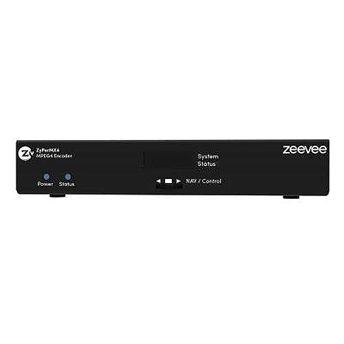 ZeeVee ZMXENC4-HLS ZyPerMX4-100 is a quad HDMI 1.4 Encoder w/UDP, RTP, RTMP or HLS IP Stream - Creation Networks