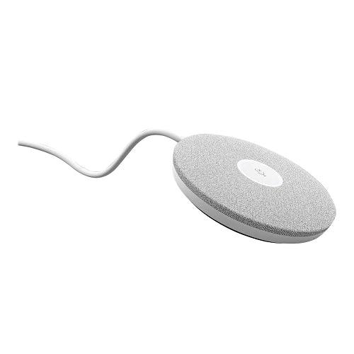 Logitech 952-000038 Rally Mic Pod Boundary Microphone (White) - Creation Networks