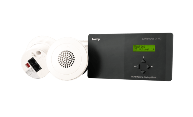 Cambridge QT 100 White Noise Sound Masking System for up to 1,600SF - Creation Networks