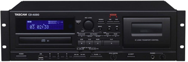 TASCAM CD-A580 Cassette/CD/USB MP3 Player Recorder - Creation Networks