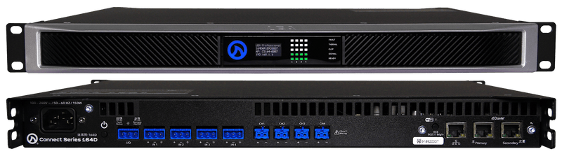 Lea Professional CONNECT 164D 4-Channel Amplifiers with Dante - Creation Networks