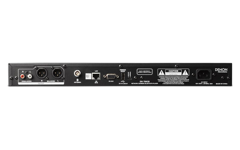 Denon Professional DN-700CB Network CD/Media Bluetooth Player with RS-232C control - Creation Networks
