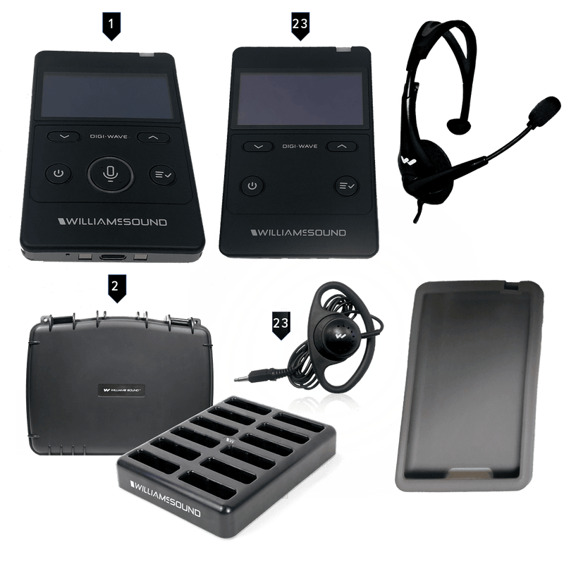 Williams Sound DWS TGS 23 400 RCH Digi-Wave 400 Series Tour Guide System - Creation Networks
