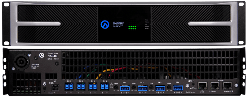 Lea Professional CONNECT 1504D CS1504D 4-Channel Amplifiers with Dante - Creation Networks