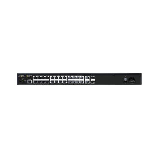 Luxul AV Series 26-port/24 PoE+ Gigabit Managed Switch with US Power Cord - AMS-2624P - Creation Networks