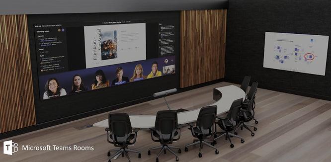 Certified Microsoft Signature Teams Room Front Row 21:9 Ultrawide Video Conferencing Solution - Creation Networks