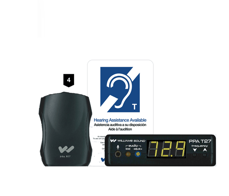 Williams Sound PPA VP 37-00 Personal FM Value Pack System (without earbuds) - Creation Networks