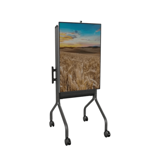 Chief LSCUB Voyager Large Manual Height Adjustable AV Cart- For 50-75" LCD Displays - Black - Creation Networks