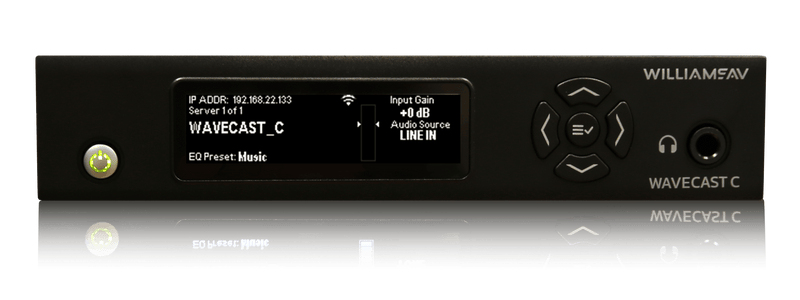 Williams Sound WF SYS3C  HED 024 IDP 008 - Hearing Loop Available sign WaveCAST System with 12 WAV Pro Wi-Fi Receivers - Creation Networks