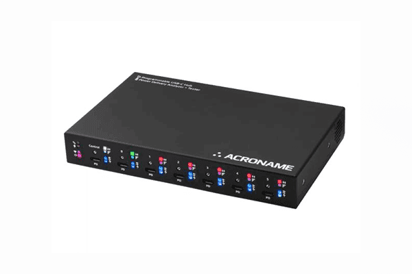 Acroname USBHub3c Pro Edition: USB-C Hub with Power Delivery Analyzer + Tester - Creation Networks