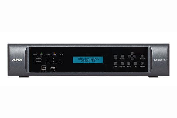 AMX DVX-2265-4K 6x2+1 4K60 4:4:4 All-In-One Presentation Switcher - Creation Networks