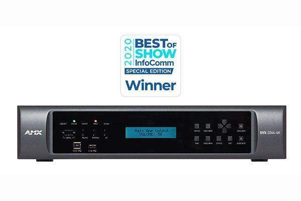 AMX DVX-3266-4K 8x4+2 4K60 4:4:4 All-In-One Presentation Switcher - Creation Networks
