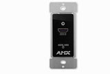 AMX DX-TX-DWP-4K-BL DXLink 4K HDMI Decor Style Wallplate Transmitter (Black) Video Transmitters AMX