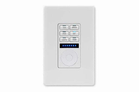 AMX MET-6NE-BL Metreau Keypad 6-button nav wheel (Black) - FG5793-01-BL - Creation Networks