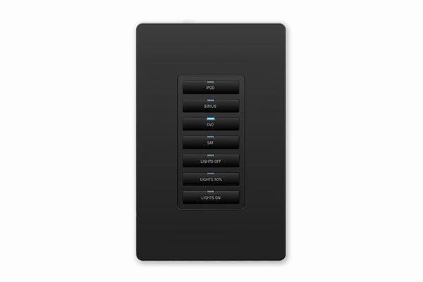 AMX MET-7E-BL Metreau Keypad 7-button BLACK - Creation Networks