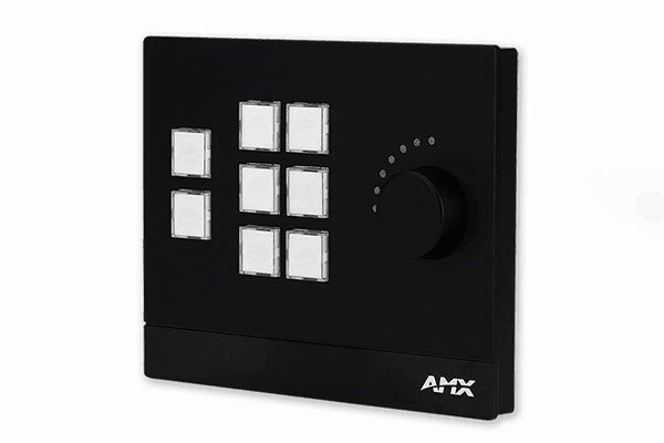 AMX MKP-108L-BL Massio Keypad 8-button BLACK - Creation Networks