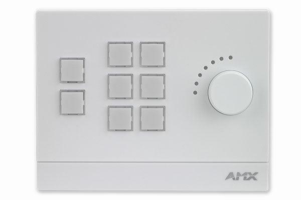 AMX MKP-108L-WH Massio Keypad 8-button WHITE - Creation Networks