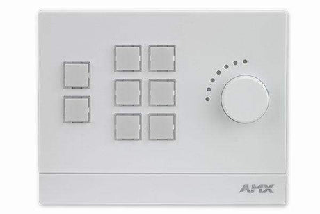 AMX MKP-108L-WH Massio Keypad 8-button (White) - FG5793-08L-W - Creation Networks