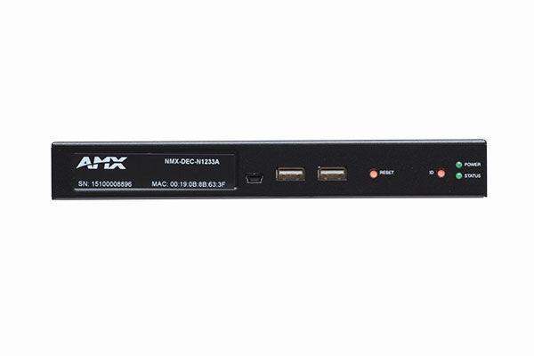 AMX NMX-DEC-N1233A N1000 Series AV Over IP Decoder with KVM, AES67 Support, Stand-alone - Creation Networks
