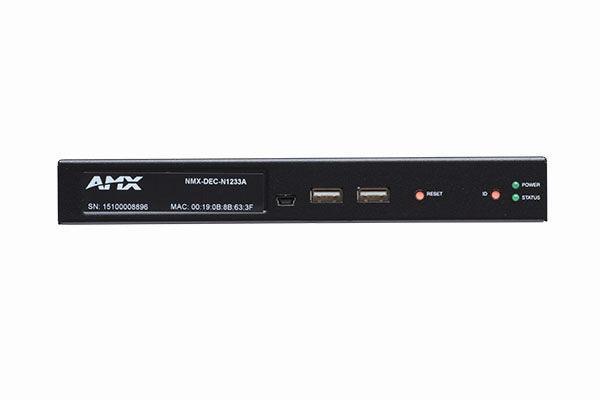AMX NMX-DEC-N1233A N1000 Series AV Over IP Decoder with KVM, AES67 Support, Stand-alone - Creation Networks