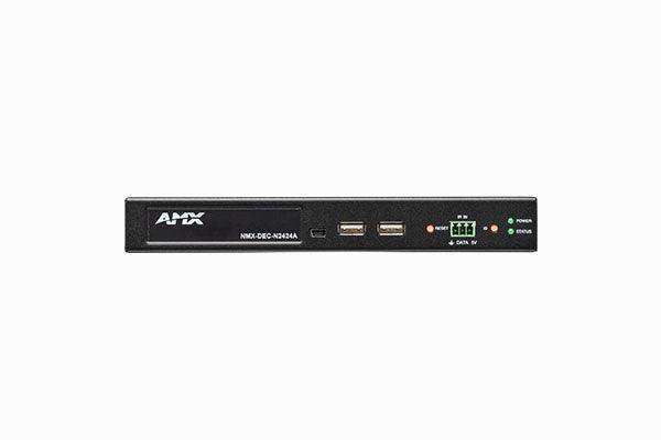 AMX NMX-DEC-N2424A JPEG 2000 4K60 4:4:4 & HDR Video Over IP Decoder, S ...