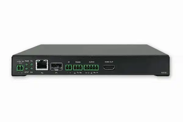 AMX NMX-DEC-N3232 H.264 Compressed Video over IP Decoder, PoE, SFP, HDMI, USB for Record, Stand-alone Video Transmitters AMX