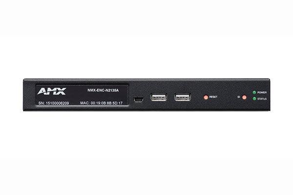 AMX NMX-ENC-N2135A JPEG 2000 1080p Low Latency AV over IP Encoder with KVM, PoE, SFP, HDMI, AES67 Support, Stand-alone - Creation Networks