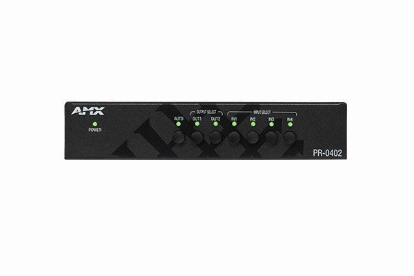 AMX PR-0402 Precis 4x2 4K60 HDMI Switcher - Creation Networks