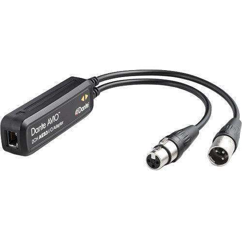 Audinate Dante AVIO 2x2 AES3/EBU I/O Adapter for Dante Audio Network Audio Components Audinate