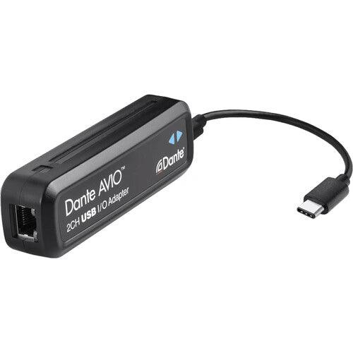 Audinate Dante AVIO 2x2 USB Type-C I/O Adapter for Dante Audio Network - Creation Networks
