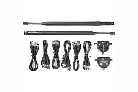 Audio-Technica 2-CH KIT 530T608 2 Channel Remote 1/2 Wave Antenna Kit for Wireless Microphones 530-608 MHz - Creation Networks