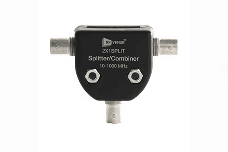 Audio-Technica 2X1SPLIT Passive 2X1 RF splitter/combiner, 50 Ohm, BNC female connectors - Creation Networks