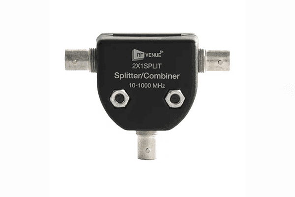 Audio-Technica 2X1SPLIT Passive 2X1 RF splitter/combiner, 50 Ohm, BNC female connectors - Creation Networks