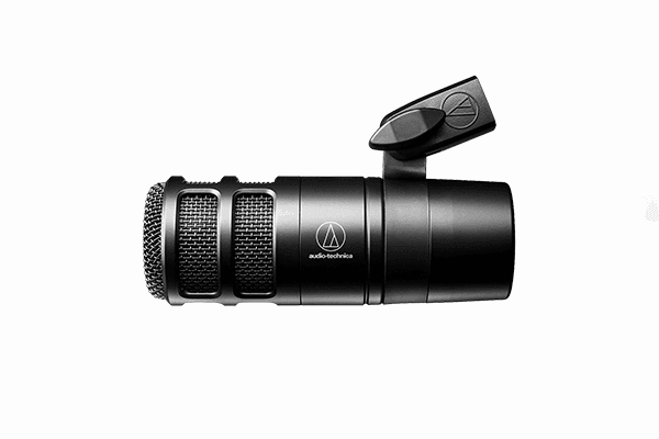 Audio-Technica AT2040 Dynamic podcast microphone with XLR output. Designed to enhance close-up vocal pickup such as podcast, voiceover and content creation applications. Includes, stand clamp and pouch. - Creation Networks