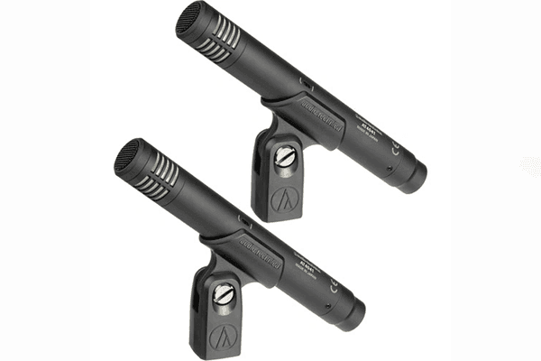 Audio-Technica AT4041SP 40 Series Studio Pack includes: two AT4041 cardioid condenser microphones; two AT8405a stand clamps; two AT8159 windscreens - Creation Networks