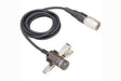 Audio-Technica AT829CW Cardioid condenser lavalier microphone with 55" cable terminated with locking 4-pin HRS-type connector for Audio-Technica wireless systems using UniPak transmitters - Creation Networks