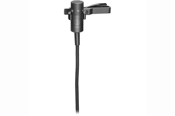 Audio-Technica AT831CT4 AT831c cardioid condenser lavalier microphone with 55" cable terminated with TA4F-type connector for Shure wireless - Creation Networks