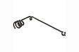 Audio-Technica AT8451 Wire Hanger Adapter for Overhead Microphones (Black) - Creation Networks