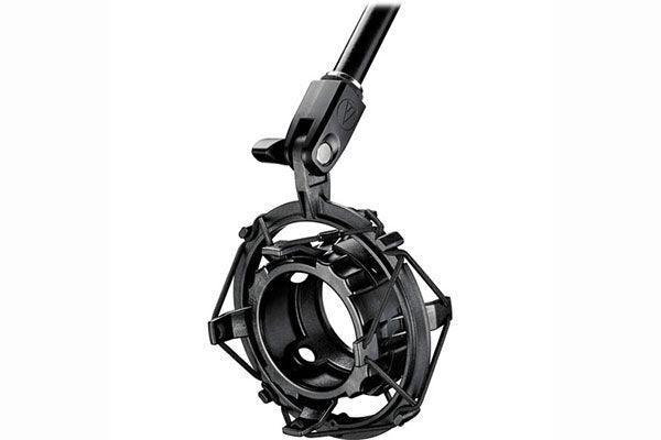 Audio-Technica AT8484 Shock Mount with locking mechanism for BP40; fits 5/8’-27 threaded stands; fits case style R12 - Creation Networks