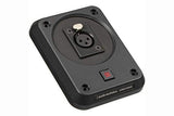 Audio-Technica AT8647QM/S Microphone shock-mount plate with switch,XLRF-type connector mount - Creation Networks