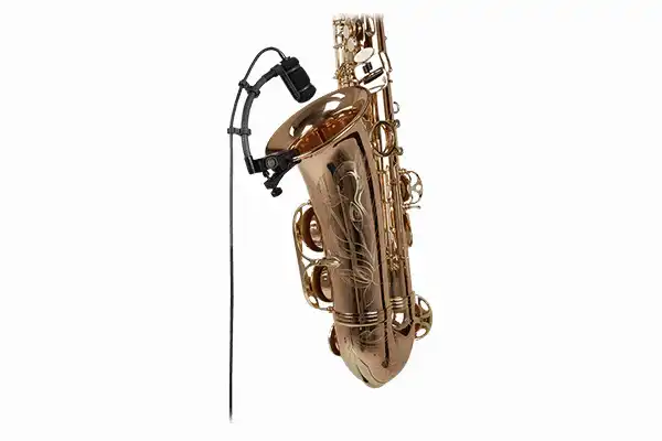 Audio-Technica ATM350U Cardioid condenser instrument microphone with universal clip-on mounting system, 5" gooseneck - Creation Networks